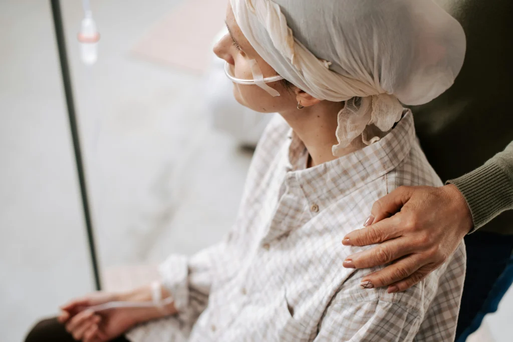 Cancer patient with IV support, family may seek delayed cancer diagnosis lawyer
