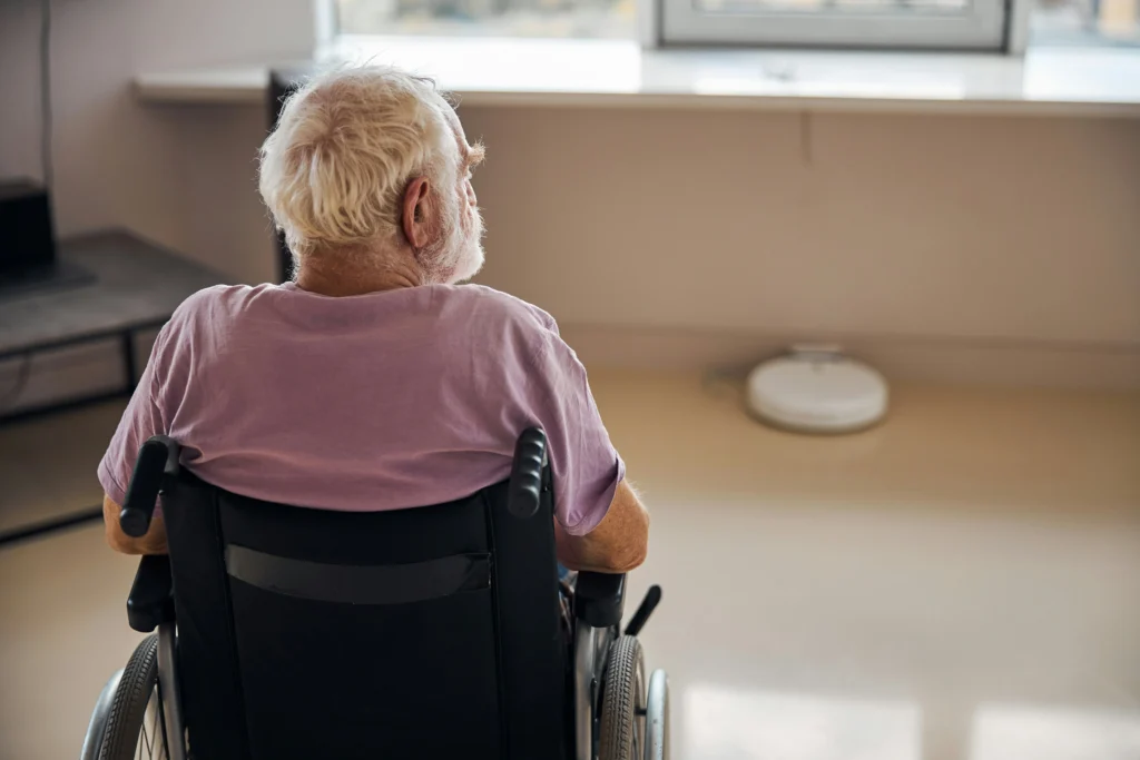 man in chair 